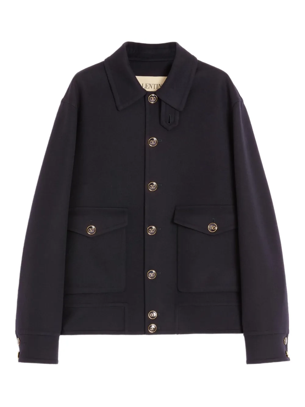 Куртка-рубашка с логотипом VLogo Signature VALENTINO GARAVANI, синий
Куртка-рубашка с логотипом VLogo Signature VALENTINO GARAVANI, синий