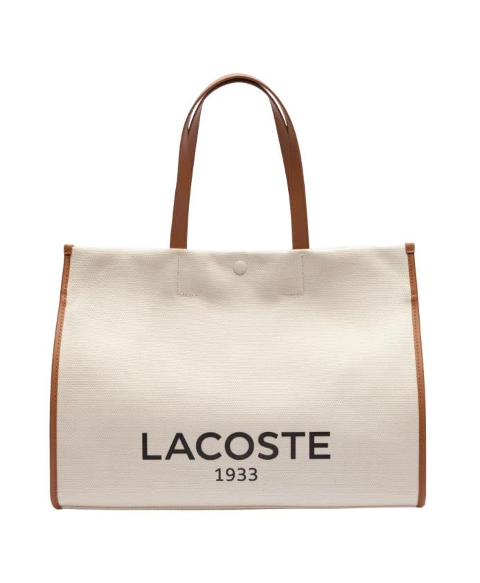 Бежевая холщовая сумка-шоппер Lacoste, бежевый
Бежевая холщовая сумка-шоппер Lacoste, бежевый
