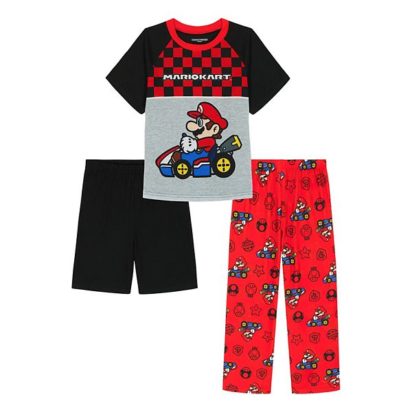 Детский пижамный комплект Nintendo "Win Win" для мальчиков 4-10 лет: топ, брюки и шорты Licensed Character
Детский пижамный комплект Nintendo "Win Win" для мальчиков 4-10 лет: топ, брюки и шорты Licensed Character