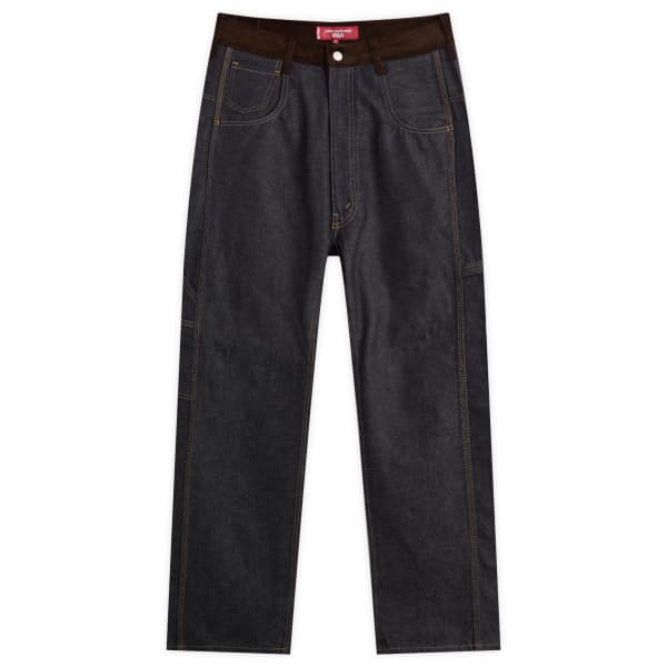 Джинсы X Levis с кожаными заплатками Junya Watanabe Man, Indigo Brown
Джинсы X Levis с кожаными заплатками Junya Watanabe Man, Indigo Brown