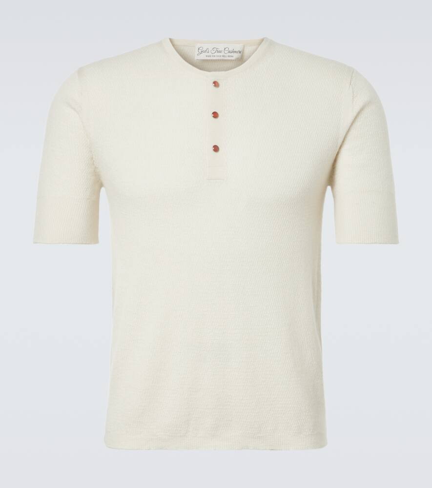 Кашемировая рубашка хенли с карнелианом God's True Cashmere, Antique Ivory/Carnelian
Кашемировая рубашка хенли с карнелианом God's True Cashmere, Antique Ivory/Carnelian