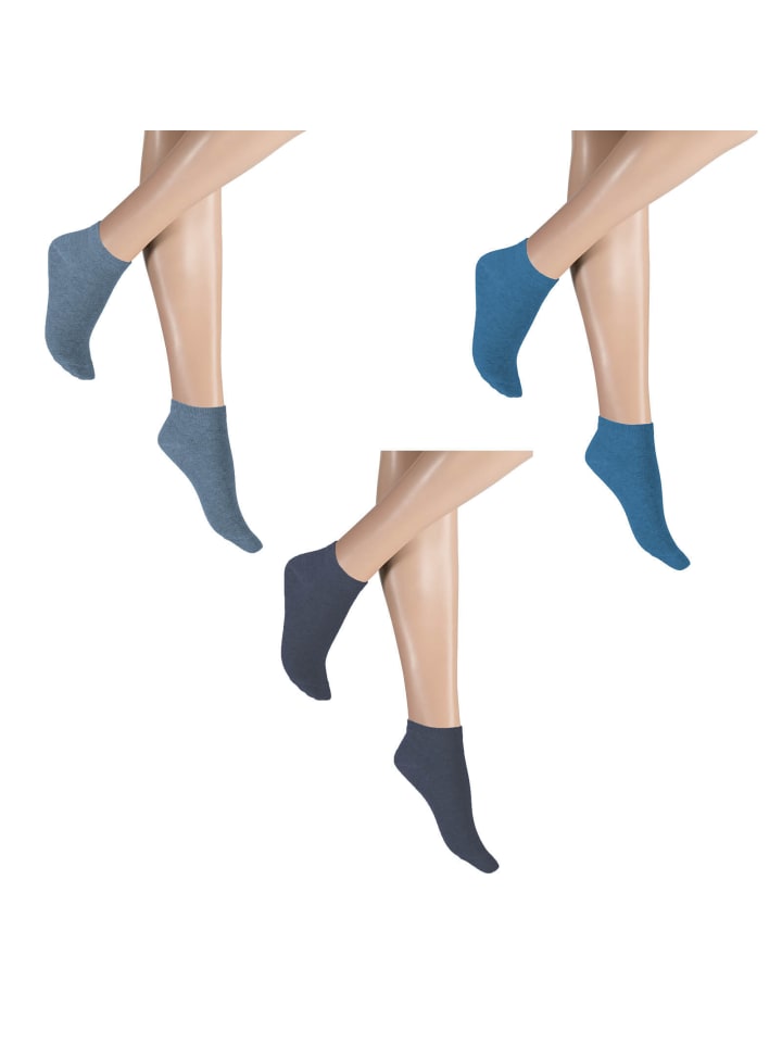 Hudson Набор из 3 пар носков для кроссовок Simply³ в цвете «голубая луна»
Hudson Набор из 3 пар носков для кроссовок Simply³ в цвете «голубая луна»