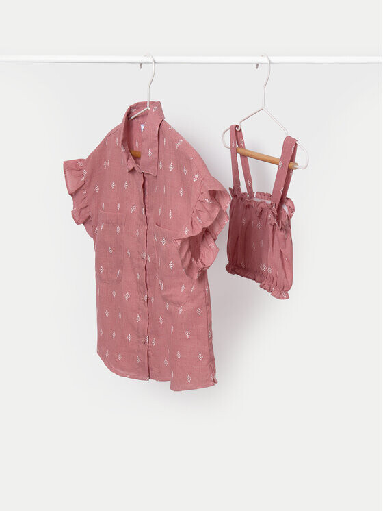 Блузка стандартного кроя Mayoral, розовый
Блузка стандартного кроя Mayoral, розовый