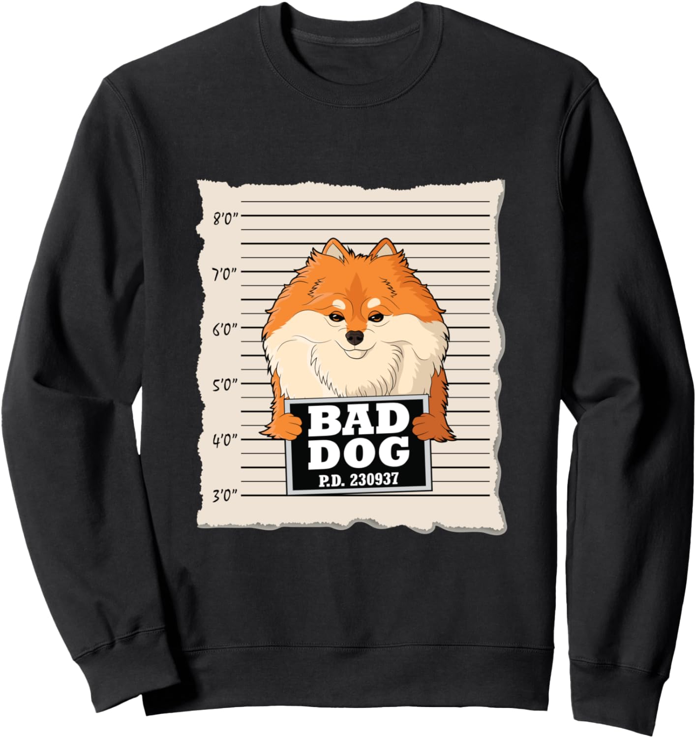 Толстовка с изображением померанского шпица и надписью «Виновная собака», черная, размер S Bad Dog Mug Shot Pomeranian
Толстовка с изображением померанского шпица и надписью «Виновная собака», черная, размер S Bad Dog Mug Shot Pomeranian