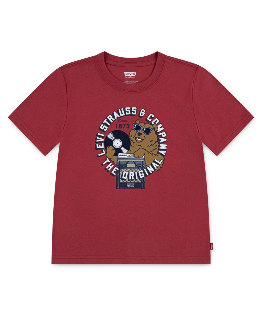 Футболка с коротким рукавом Play That Record для мальчиков 4-7 лет Levi's, Cardinal
Футболка с коротким рукавом Play That Record для мальчиков 4-7 лет Levi's, Cardinal