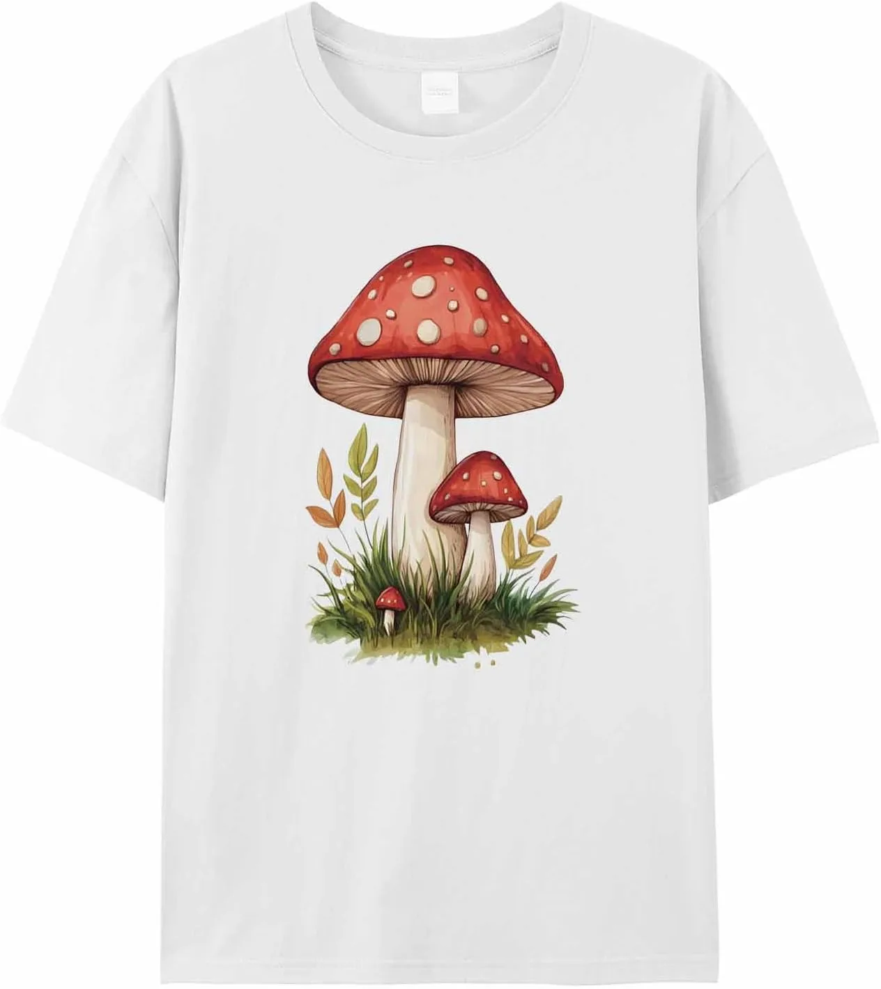 Мужская футболка с красными грибами и листьями, короткий рукав, Crewneck jdudh
Мужская футболка с красными грибами и листьями, короткий рукав, Crewneck jdudh