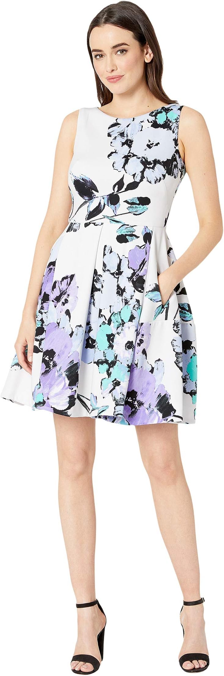 Платье Taylor Sleeveless Floral Print Fit and Flare Dress, цвет Ivory/Lilac
Платье Taylor Sleeveless Floral Print Fit and Flare Dress, цвет Ivory/Lilac