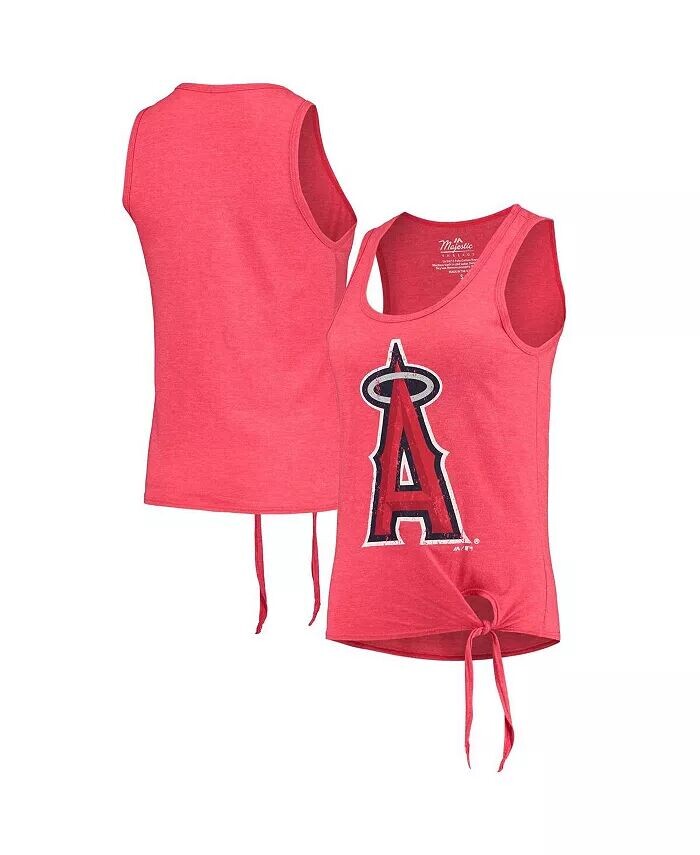 Женская красная майка с пряжками Los Angeles Angels с круглым вырезом и завязками по бокам, трехслойная майка Majestic
Женская красная майка с пряжками Los Angeles Angels с круглым вырезом и завязками по бокам, трехслойная майка Majestic