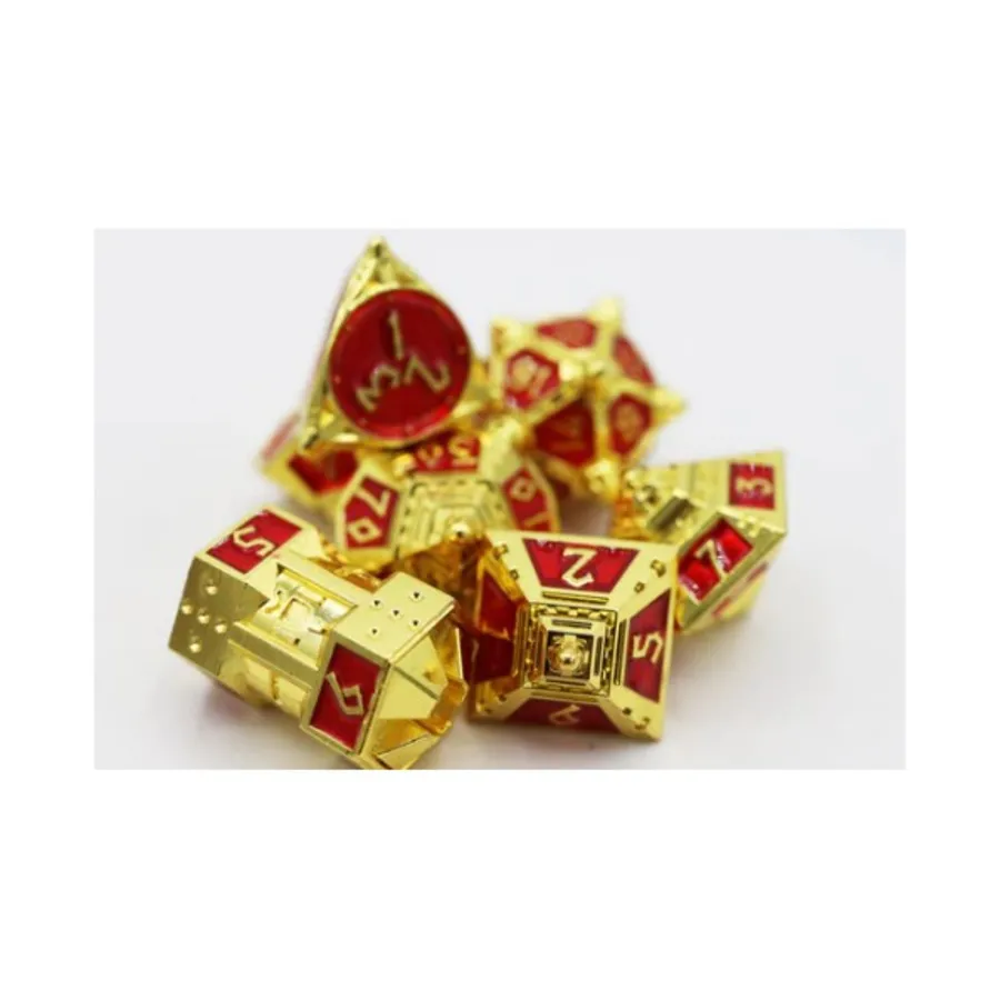 Набор кубиков Poly — солнечный рубин (7), Dice Sets - Metal Role Playing Games Dice 51
Набор кубиков Poly — солнечный рубин (7), Dice Sets - Metal Role Playing Games Dice 51