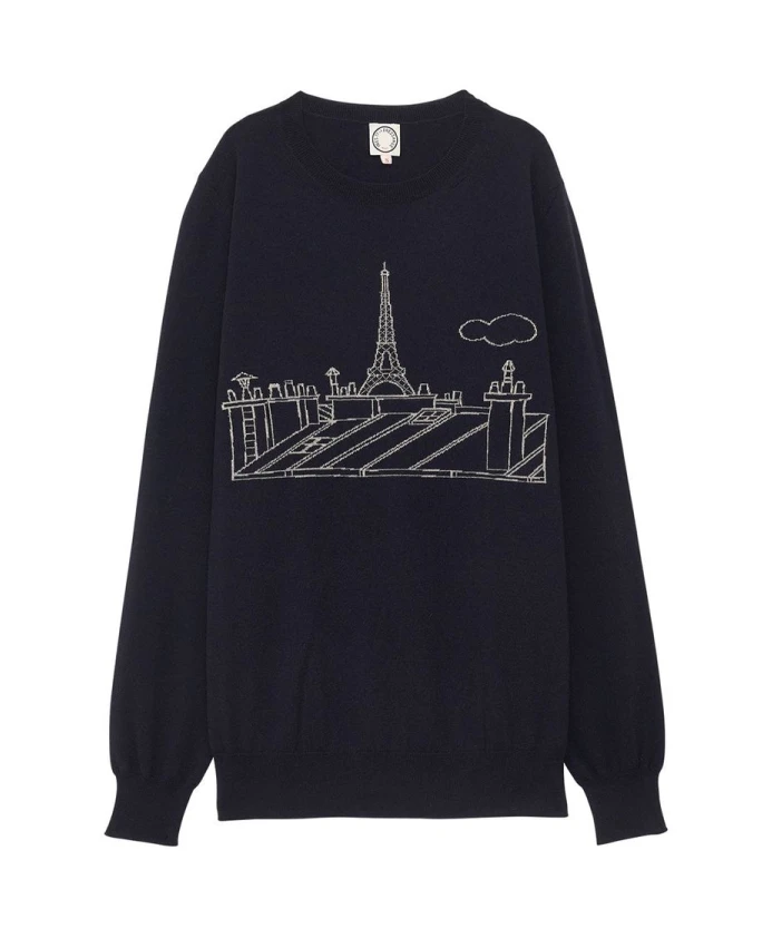 Парижский свитер из мериносовой шерсти Ines De La Fressange Paris, синий
Парижский свитер из мериносовой шерсти Ines De La Fressange Paris, синий