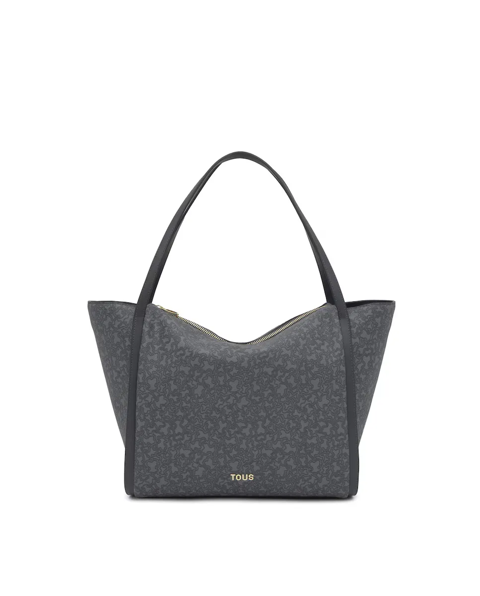 Сумка через плечо Kaos Mini Lines с большим принтом Tous, темно-серый 
Сумка через плечо Kaos Mini Lines с большим принтом Tous, темно-серый