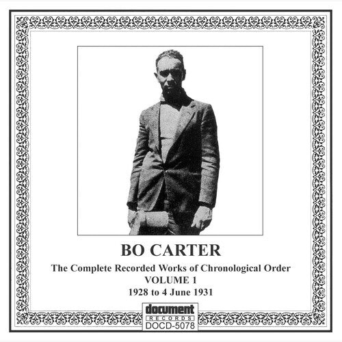 CD диск Carter, Bo: Bo Carter 1 1928-1931
CD диск Carter, Bo: Bo Carter 1 1928-1931