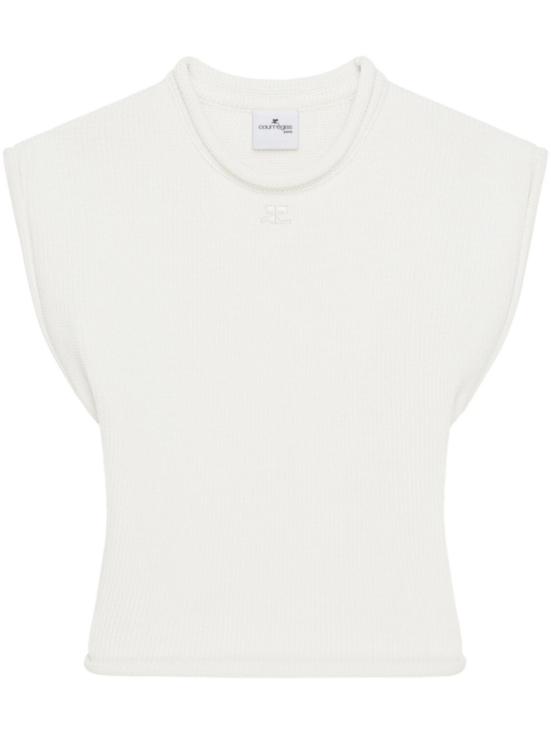 Courrèges укороченный свитер, белый
Courrèges укороченный свитер, белый