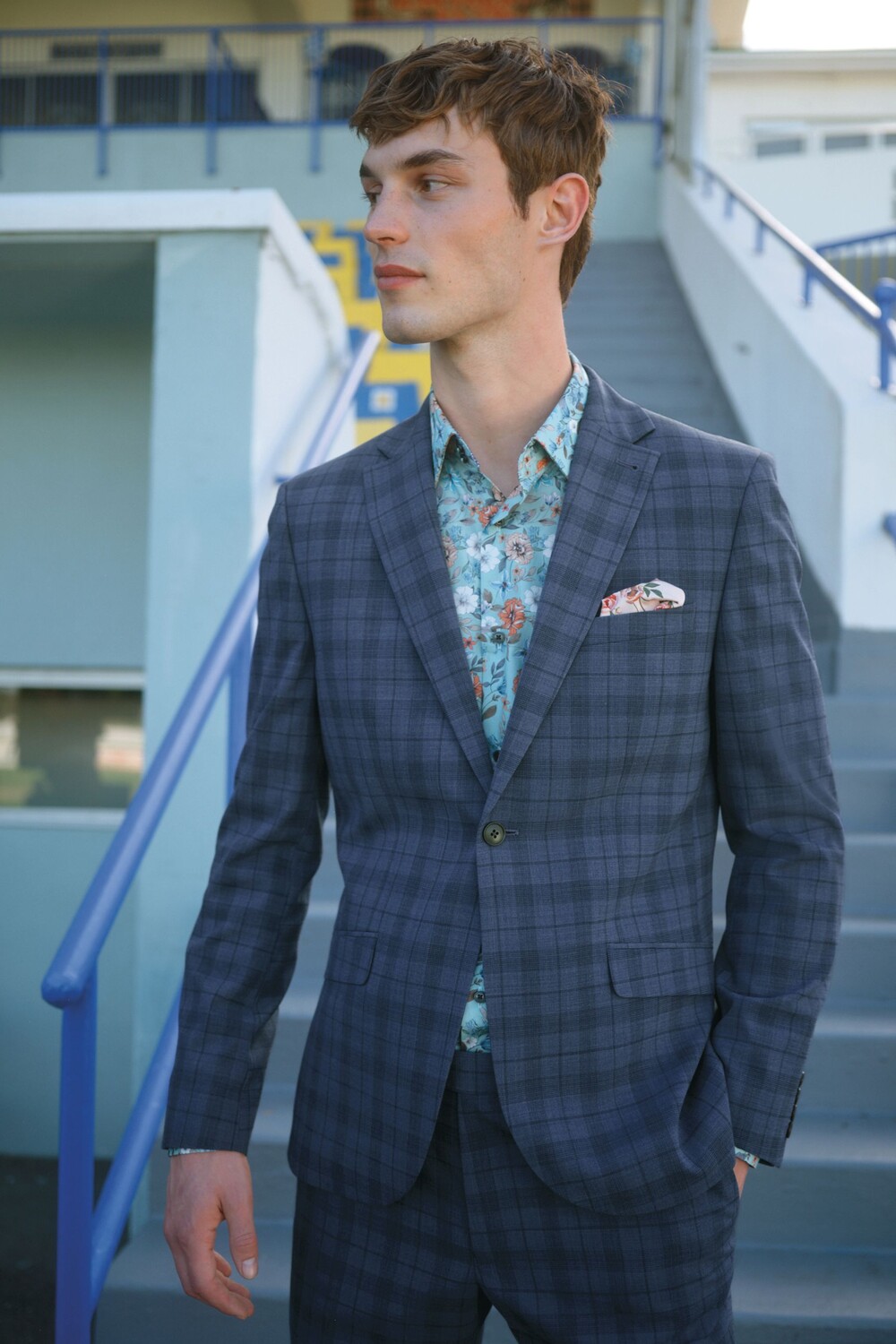 Пиджак в клетку Next, синий
Пиджак в клетку Next, синий