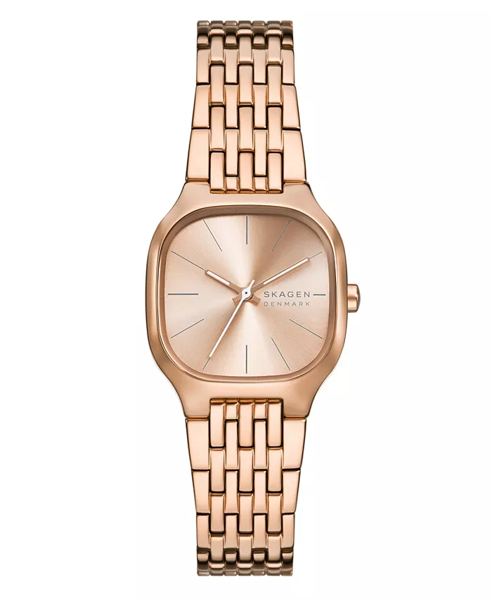 Женские часы Mellem Lille Quartz с тремя стрелками, корпус из нержавеющей стали с розовым золотом, 28 мм Skagen
Женские часы Mellem Lille Quartz с тремя стрелками, корпус из нержавеющей стали с розовым золотом, 28 мм Skagen