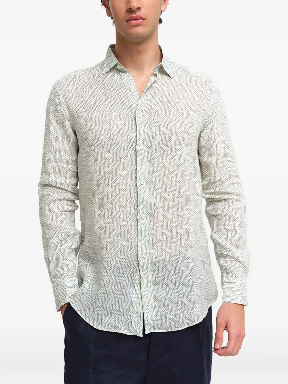 Рубашка с узором Peninsula Swimwear, серый
Рубашка с узором Peninsula Swimwear, серый