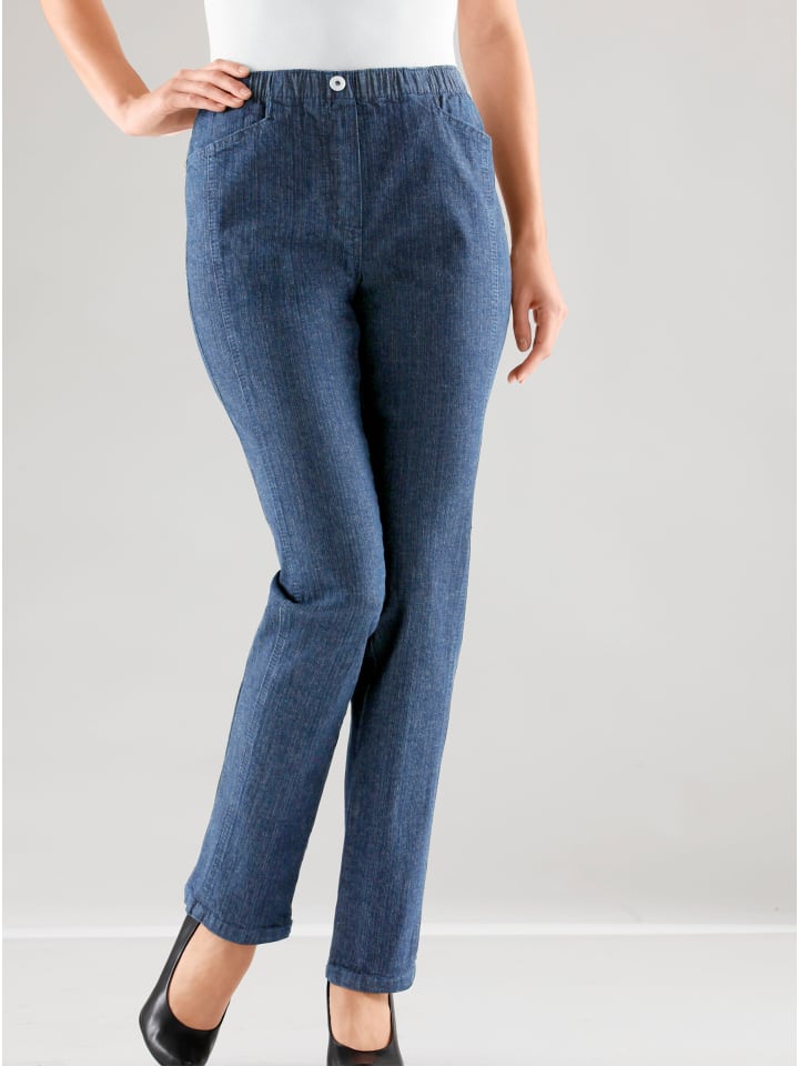 Джинсы-слипоны темно-синего цвета WITT WEIDEN
Джинсы-слипоны темно-синего цвета WITT WEIDEN