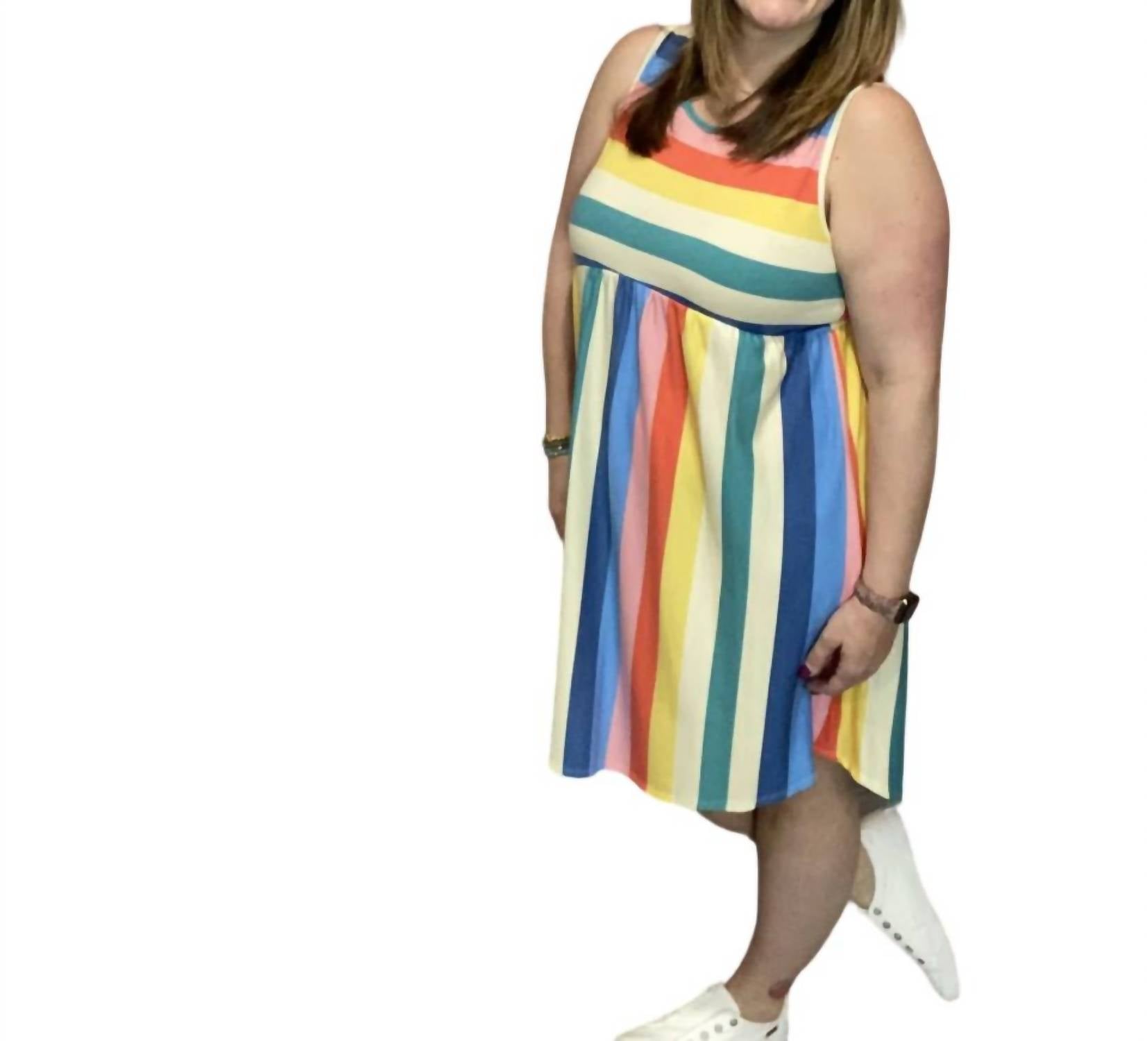 Повседневное платье в полоску, многоцветное BOMBOM, цвет multi
Повседневное платье в полоску, многоцветное BOMBOM, цвет multi