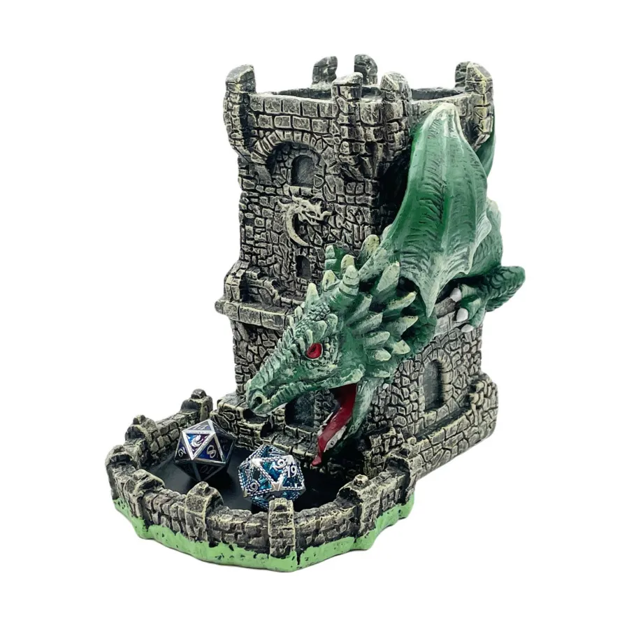 Кости старой школы - Башня кубиков ярости драконов - зеленые, Old School Dice - Dice Towers
Кости старой школы - Башня кубиков ярости драконов - зеленые, Old School Dice - Dice Towers