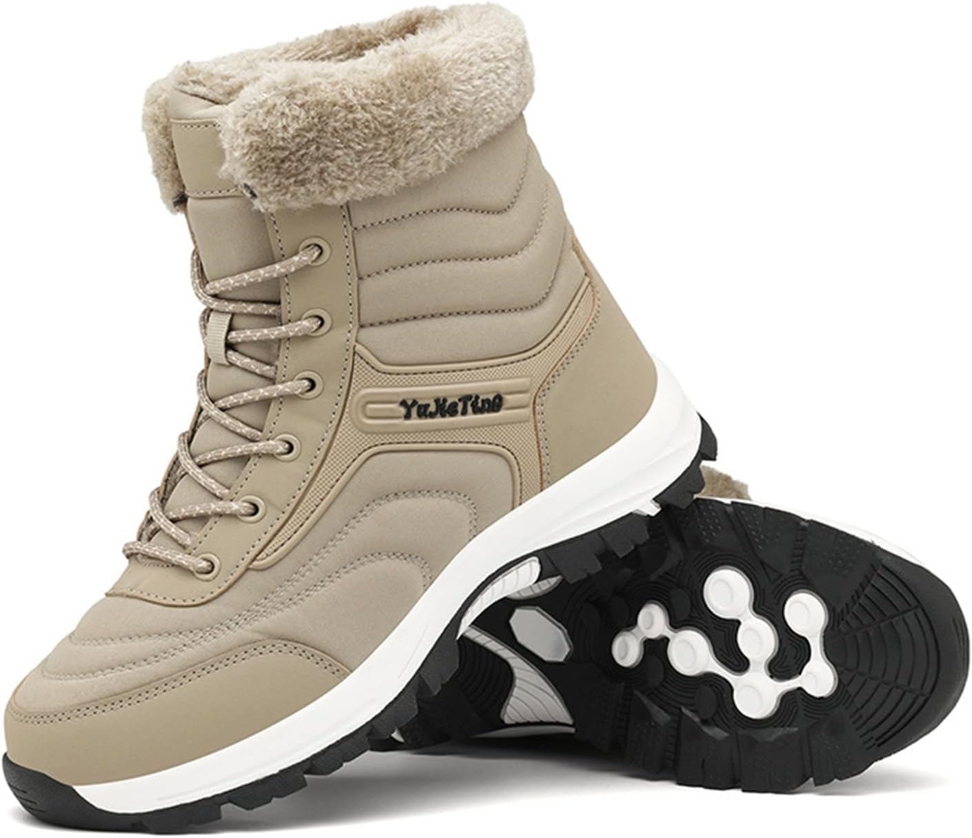 Мужские зимние ботинки NVBUKE с водонепроницаемой ПУ-верхней частью, утепленные мехом, с шнуровкой, теплые, нескользящие, для работы, прогулок и походов, хаки
Мужские зимние ботинки NVBUKE с водонепроницаемой ПУ-верхней частью, утепленные мехом, с шнуровкой, теплые, нескользящие, для работы, прогулок и походов, хаки