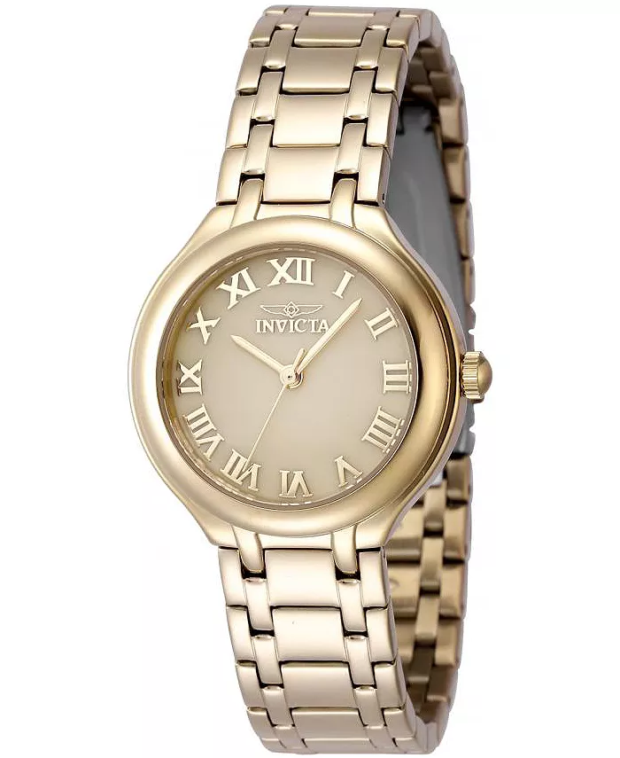 Женские часы 48231 Wildflower Quartz с золотым циферблатом и тремя стрелками Invicta, золотой
Женские часы 48231 Wildflower Quartz с золотым циферблатом и тремя стрелками Invicta, золотой