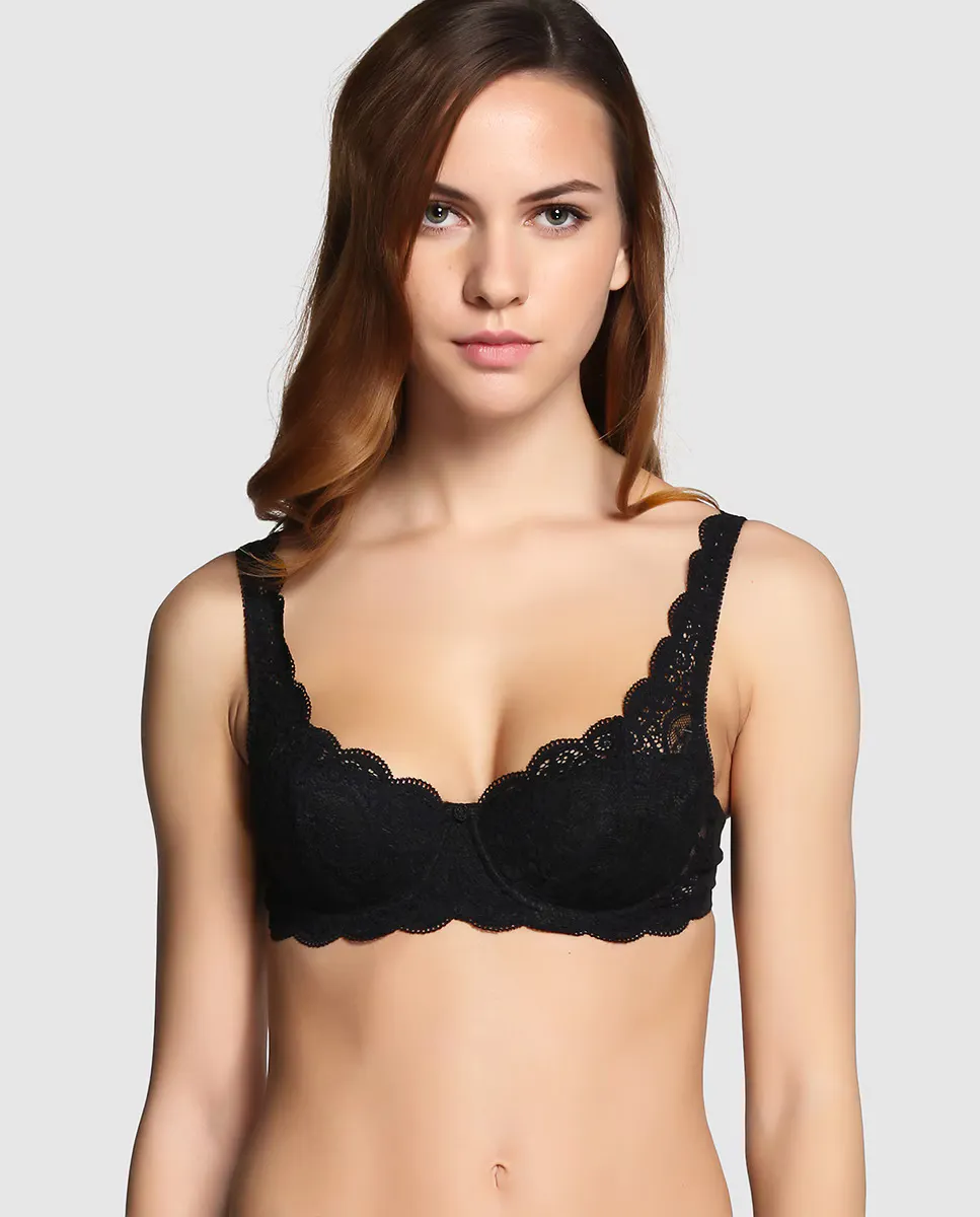 Бюстгальтер-балконет на косточках Triumph с мягкими чашечками, черный
Бюстгальтер-балконет на косточках Triumph с мягкими чашечками, черный