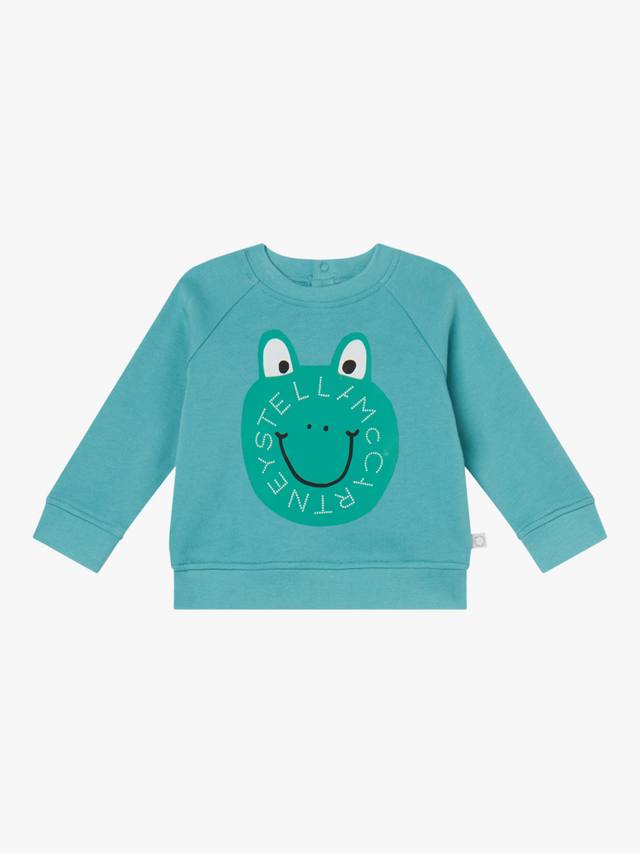 Детская хлопковая флисовая толстовка лягушка Stella McCartney Kids, синий
Детская хлопковая флисовая толстовка лягушка Stella McCartney Kids, синий