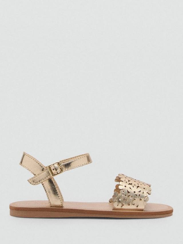 Детские блестящие сандалии с цветочным принтом Mango, Gold
Детские блестящие сандалии с цветочным принтом Mango, Gold