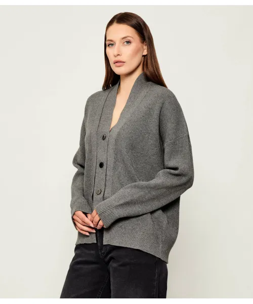 Кардиган Relaxed fit Liu Jo, серый
Кардиган Relaxed fit Liu Jo, серый