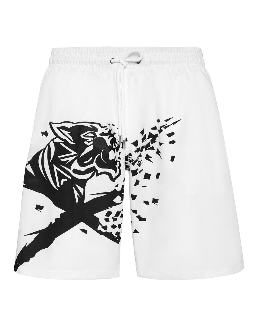 Шорты для плавания Plein Sport Board Shorts, белый
Шорты для плавания Plein Sport Board Shorts, белый