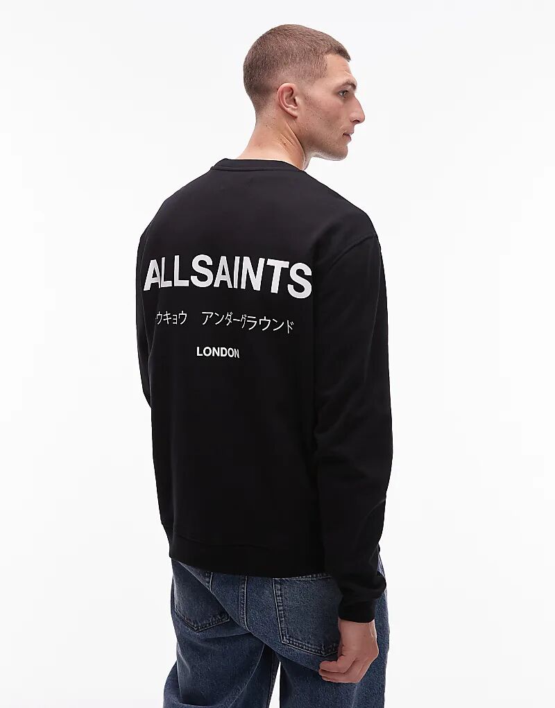 Толстовка Allsaints Underground team черного цвета
Толстовка Allsaints Underground team черного цвета