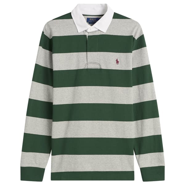 Полосатая регбийная рубашка Polo Ralph Lauren, Vintage Pine & Andover Heather
Полосатая регбийная рубашка Polo Ralph Lauren, Vintage Pine & Andover Heather