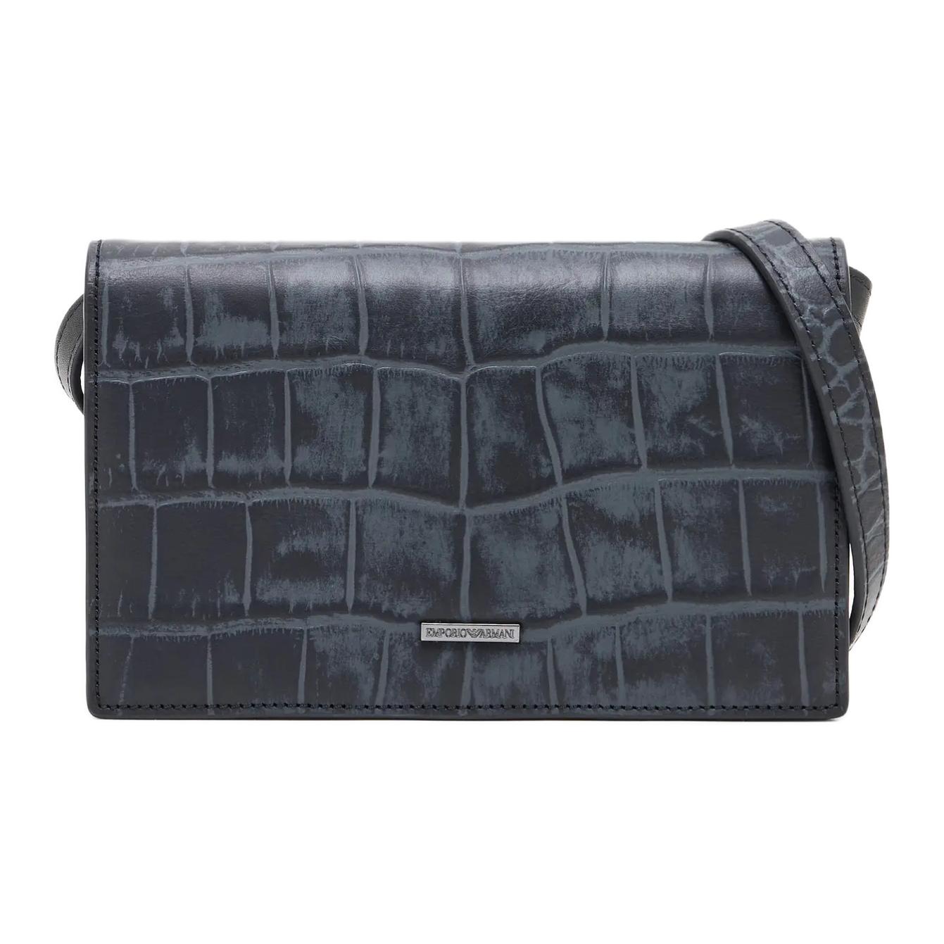 EMPORIO ARMANI Миниатюрный черный кожаный кроссбоди для мужчин
EMPORIO ARMANI Миниатюрный черный кожаный кроссбоди для мужчин