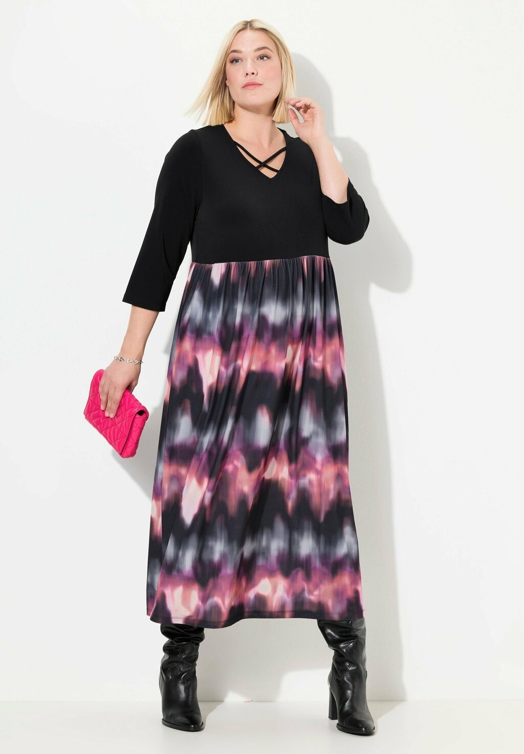 Платье из джерси Ulla Popken, черный
Платье из джерси Ulla Popken, черный