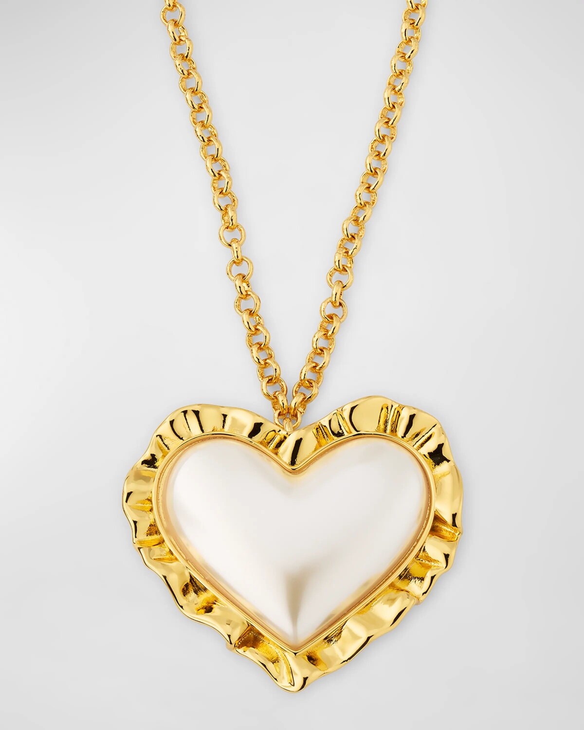 Ожерелье с подвеской в форме сердца Lele Sadoughi, цвет Pearl
Ожерелье с подвеской в форме сердца Lele Sadoughi, цвет Pearl