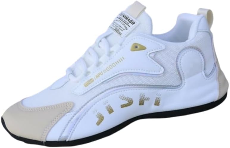 Мужские дышащие низкие спортивные кроссовки на шнуровке, Прочная противоскользящая подошва, Модный дизайн для бега, тренировок и повседневной носки Hoalox, белый
Мужские дышащие низкие спортивные кроссовки на шнуровке, Прочная противоскользящая подошва, Модный дизайн для бега, тренировок и повседневной носки Hoalox, белый