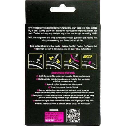 Ремкомплект бескамерных трубок Muc-Off, цвет One Color
Ремкомплект бескамерных трубок Muc-Off, цвет One Color