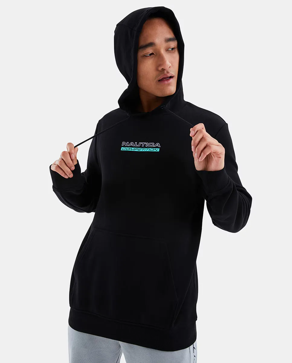 Мужская черная толстовка с капюшоном Nautica
Мужская черная толстовка с капюшоном Nautica