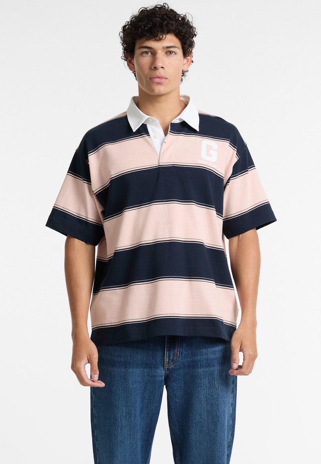 Рубашка поло Guess Jeans, светло-розовый
Рубашка поло Guess Jeans, светло-розовый