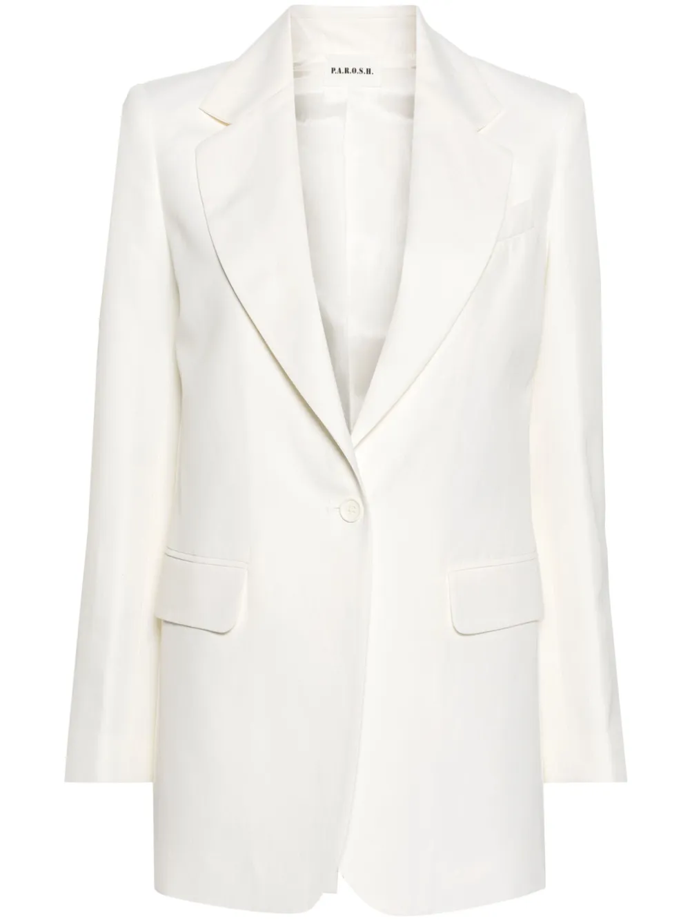 Однобортный пиджак P.A.R.O.S.H., нейтральный 
Однобортный пиджак P.A.R.O.S.H., нейтральный