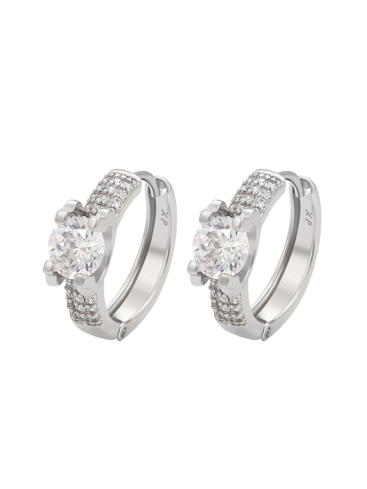 Faina Женские серьги-кольца серебристо-белого цвета
Faina Женские серьги-кольца серебристо-белого цвета