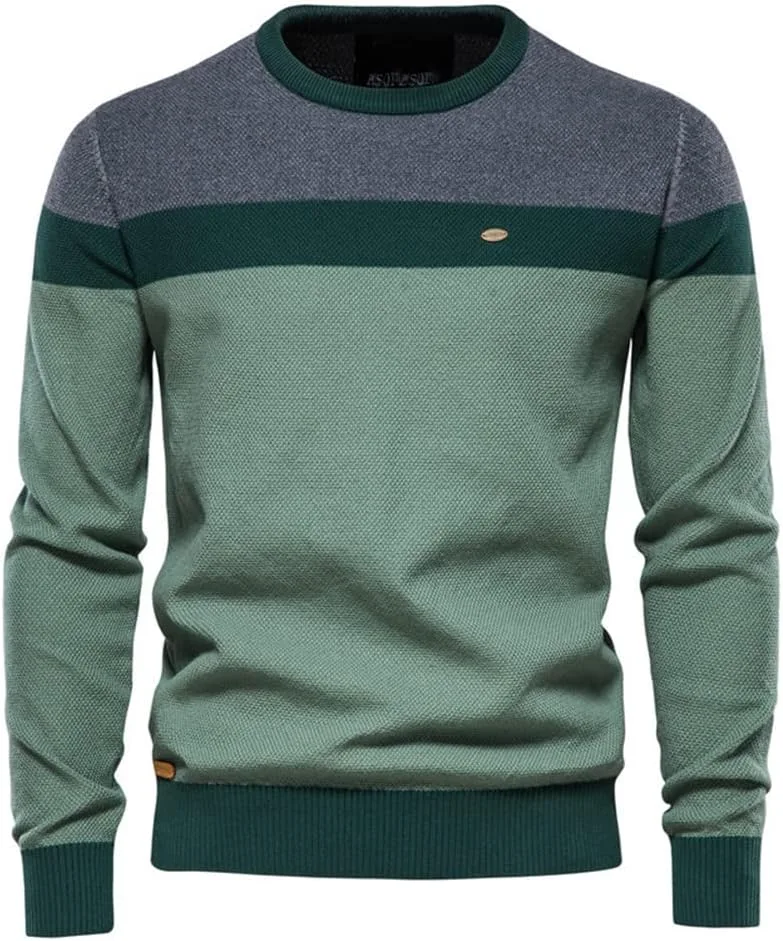 Мужской свитер Slim Fit с круглым вырезом JMKEY
Мужской свитер Slim Fit с круглым вырезом JMKEY