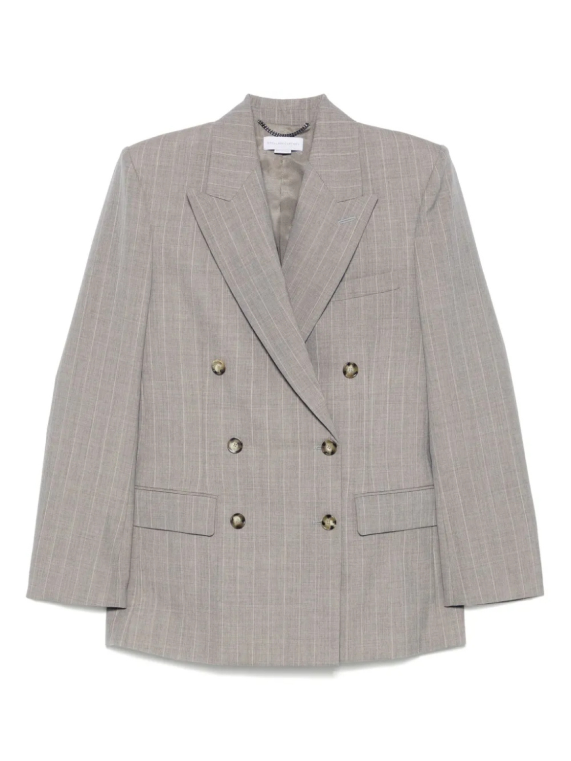 Блейзер Stella McCartney в тонкую полоску, серый
Блейзер Stella McCartney в тонкую полоску, серый