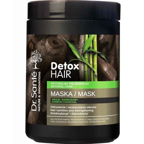 Доктор Sante, Detox Hair, восстанавливающая маска для волос с бамбуковым углем, 1000 мл, Dr. Sante
Доктор Sante, Detox Hair, восстанавливающая маска для волос с бамбуковым углем, 1000 мл, Dr. Sante