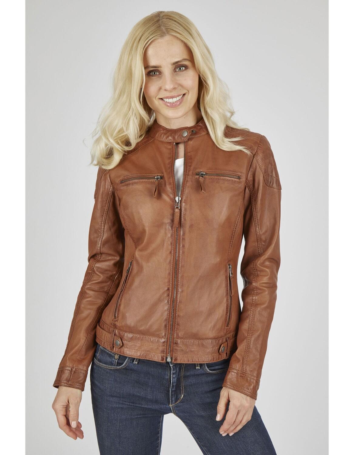 Кожаная куртка 7eleven Marta, коньячный
Кожаная куртка 7eleven Marta, коньячный