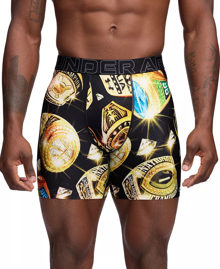 Мужские функциональные боксеры с сетчатыми вставками и принтом Performance Tech Mesh Graphic, 6" Under Armour, черный
Мужские функциональные боксеры с сетчатыми вставками и принтом Performance Tech Mesh Graphic, 6" Under Armour, черный