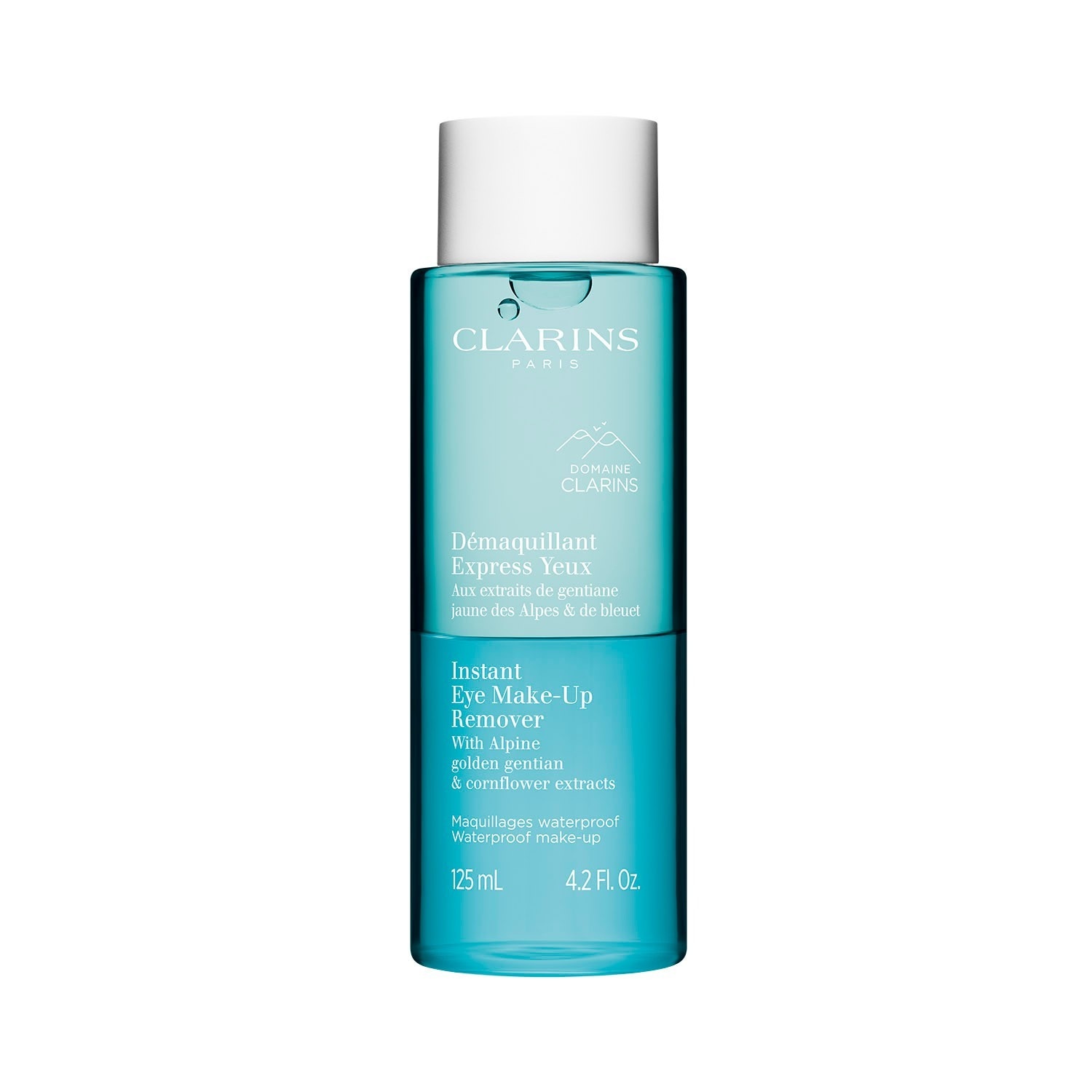 Средство для снятия макияжа instant eye make-up remover bi-phase Clarins, объем 125 мл.
Средство для снятия макияжа instant eye make-up remover bi-phase Clarins, объем 125 мл.
