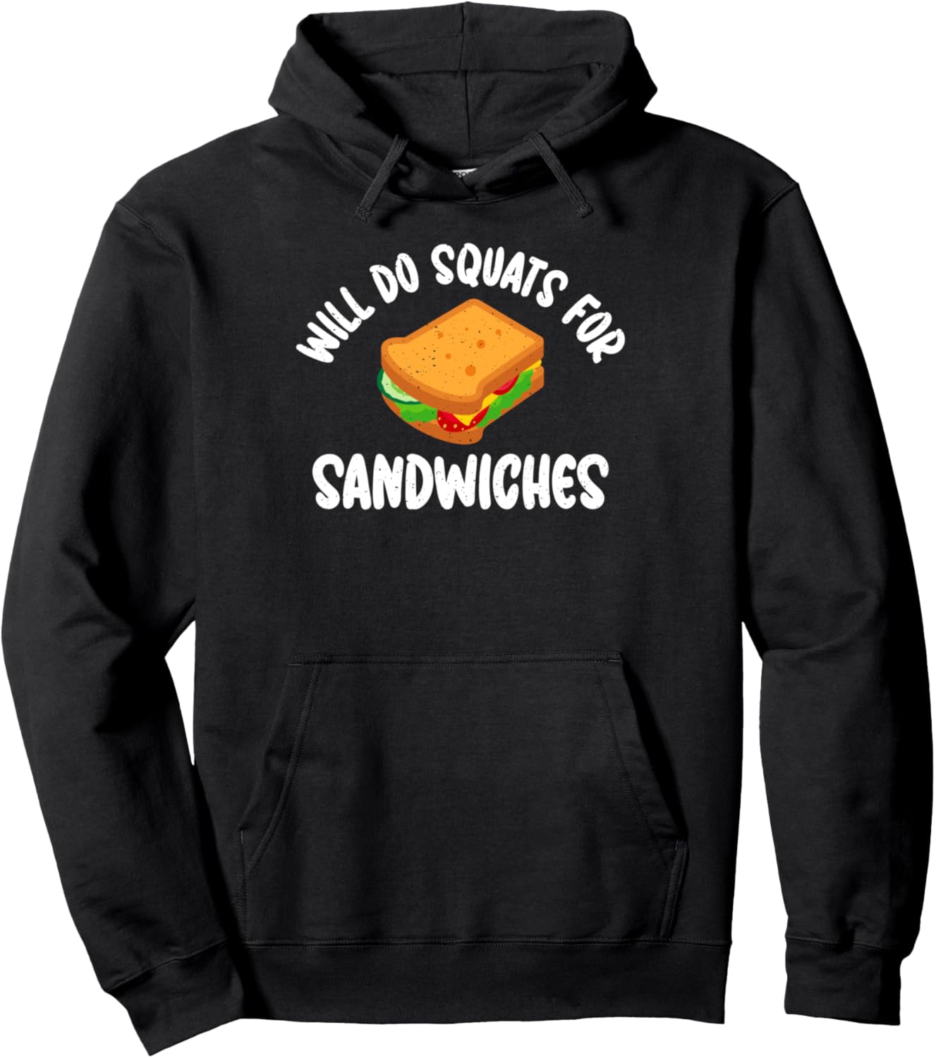 Забавная толстовка с надписью Буду делать приседания ради сэндвичей Sandwich Lover Gift, черный
Забавная толстовка с надписью Буду делать приседания ради сэндвичей Sandwich Lover Gift, черный