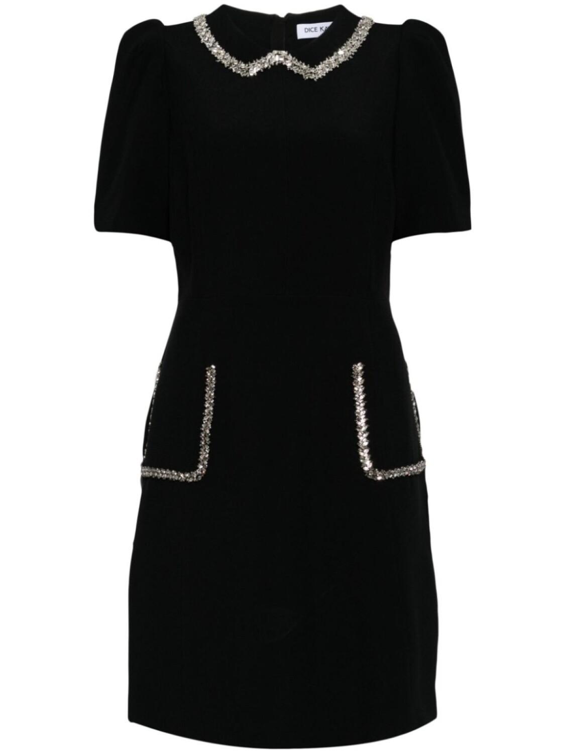 Dice Kayek платье мини с кристаллами, черный
Dice Kayek платье мини с кристаллами, черный