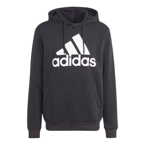 Толстовка adidas Essentials Fleece Big Logo Hoodie 'Black', черный 
Толстовка adidas Essentials Fleece Big Logo Hoodie 'Black', черный